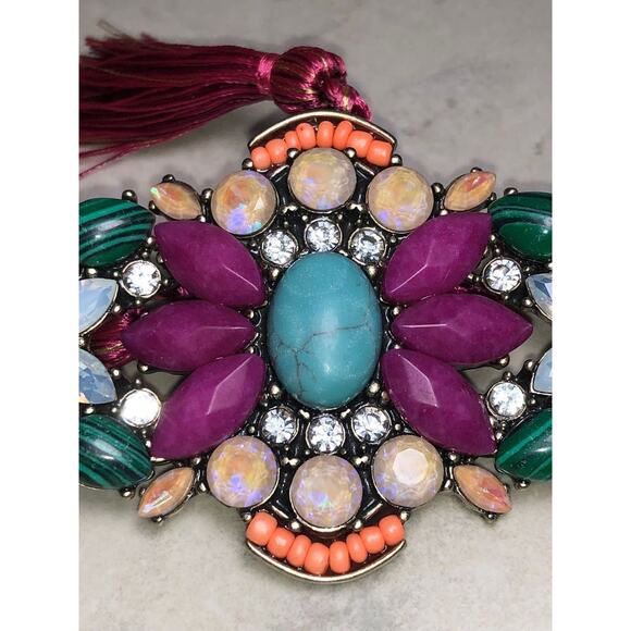 CHLOE + ISABEL jardin gemstone bloom statement bracelet - B003 - Picture 3 of 7